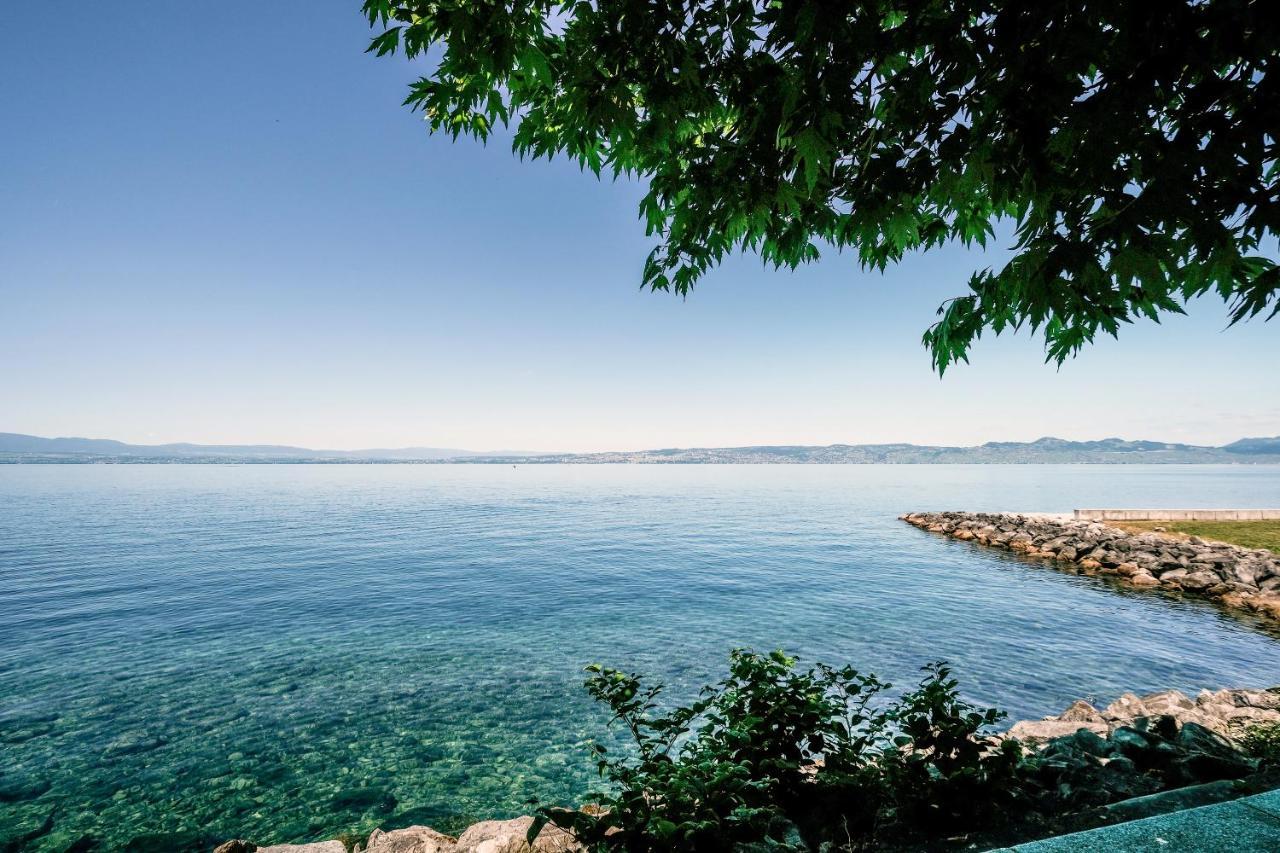 Pieds Dans L'Eau - Lac Leman - 2 Min Evian - Spacieux Neuvecelle Exteriér fotografie